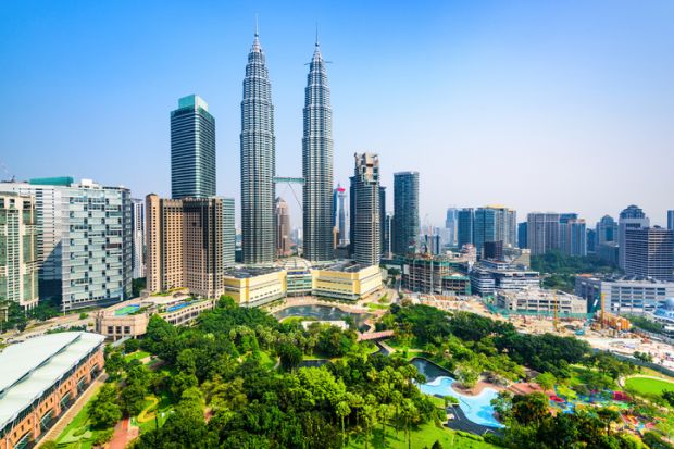 Petronas Towers in Kuala Lumpur