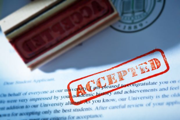 University application approved