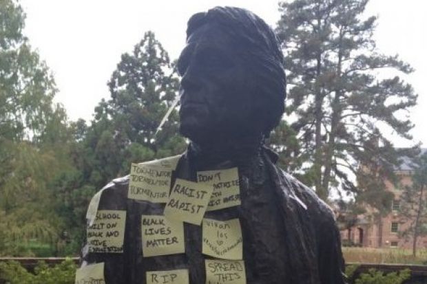 Thomas Jefferson statue at College of William & Mary