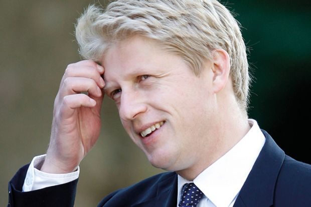 Jo Johnson smiling