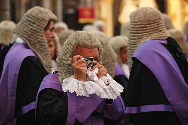 Judges illustrating a campus free speech bill