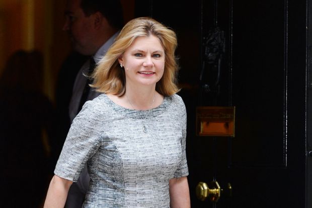 Justine Greening, education secretary