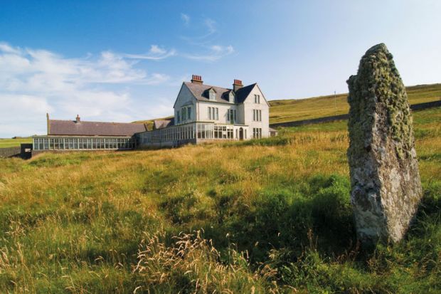 Leagarth House, Fetlar, home of Sir William Watson Cheyne