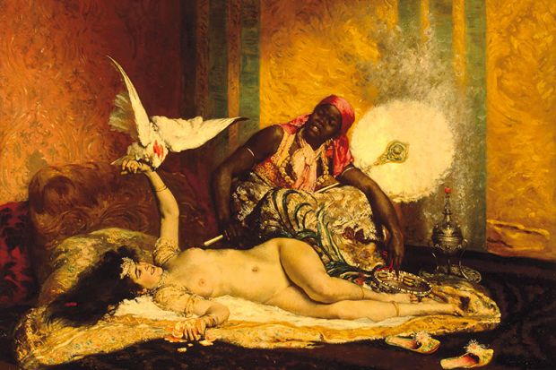 Ferdinand Roybet, Odalisque (La Sultane), c. 1875