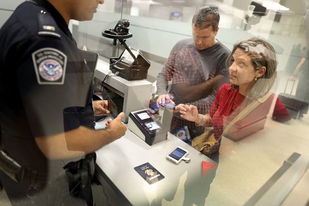 airport passport control immigration