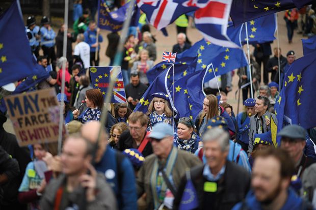 Brexit protest