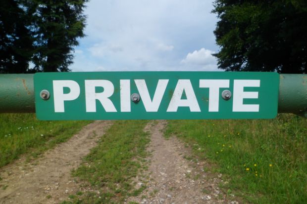 Private sign