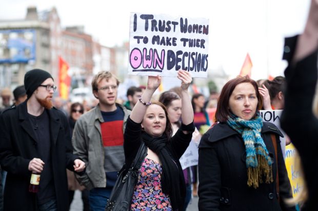 Pro-choice protest