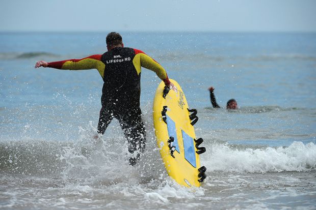 Lifeguard rescue