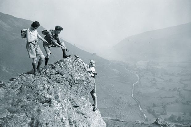 Rock climbing