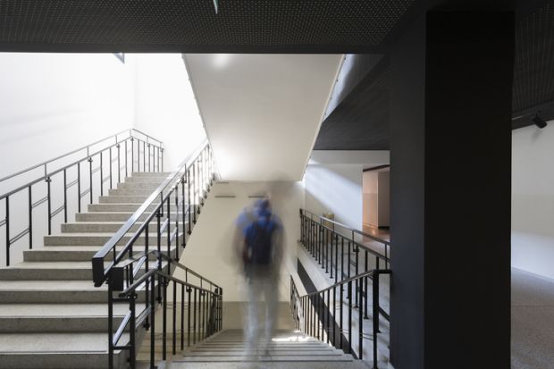 School stairs