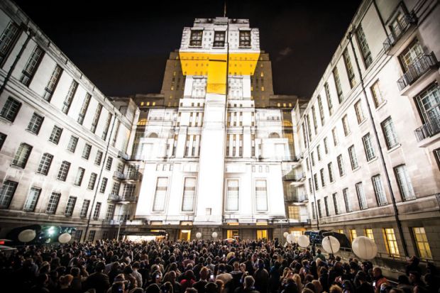 Senate House, London, Arthur Guinness, Arthur&#039;s Day celebrations, 2012