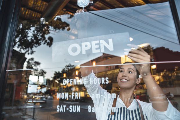 Shop open sign