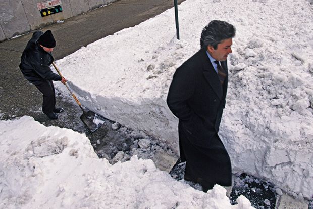 Snow ploughing