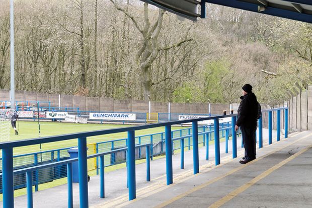 Empty stands