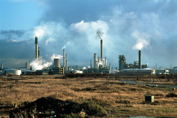 Stanlow oil refinery