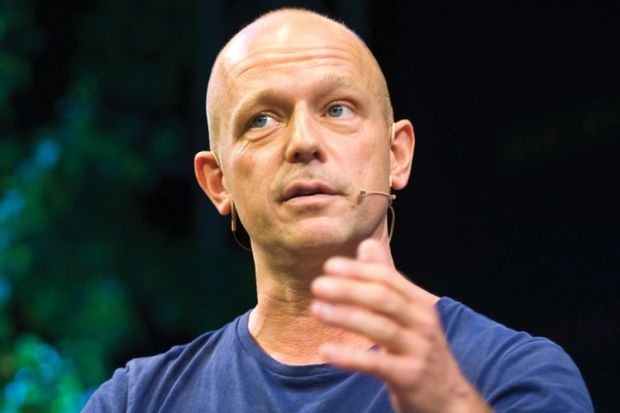 Steve Hilton speaking at conference