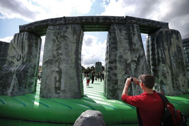 Inflatable Stonehenge