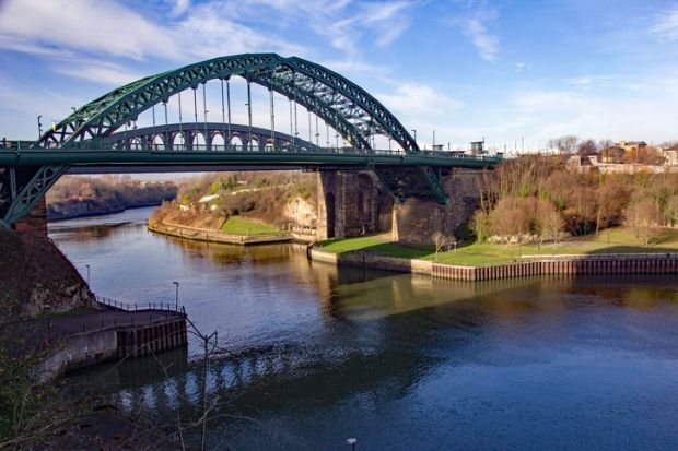 Wearmouth Bridge in Sunderland