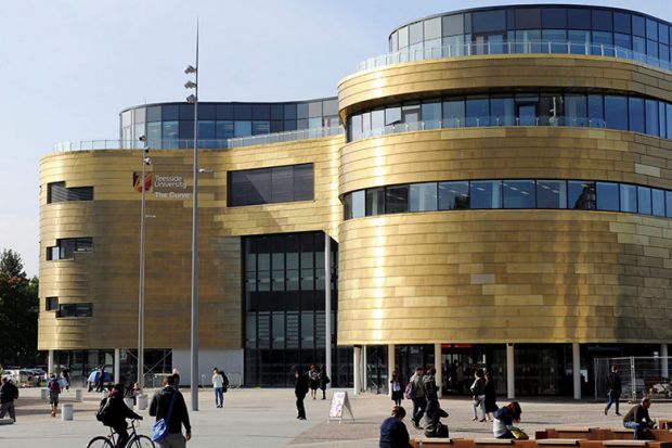 Teesside University campus building