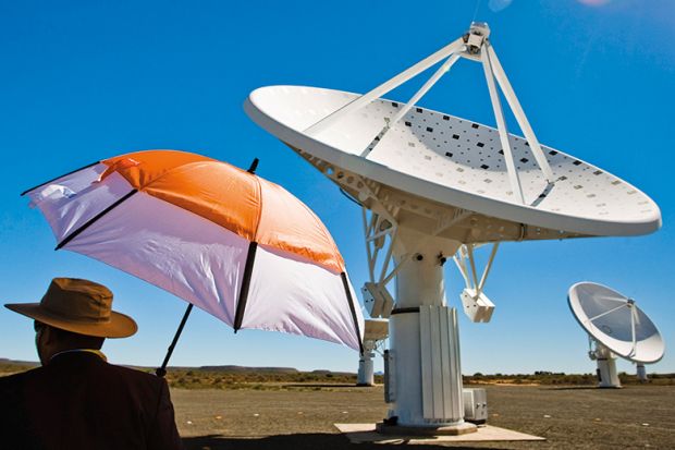 A telescope in Africa