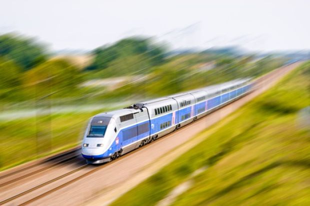 The French TGV train