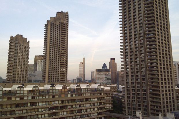 Tower blocks, Barbican Estate, London