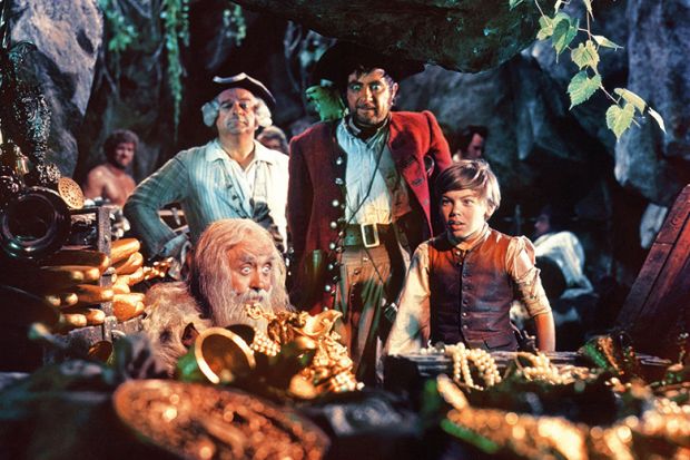 Treasure Island film still, 1950