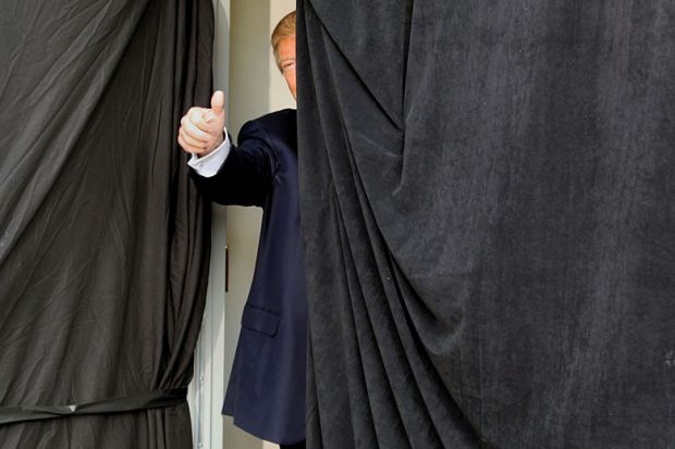 trump curtain