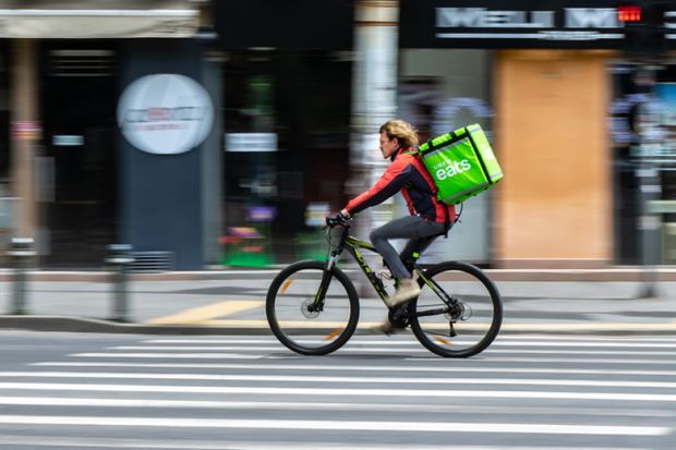 Uber Eats food delivery gig economy