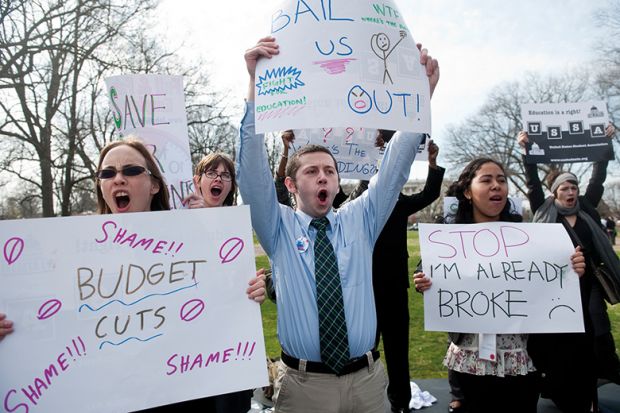 US higher education protesters