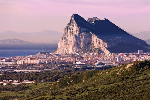 View of Gibraltar