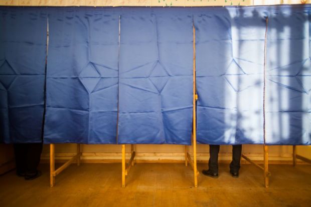 Voting booths