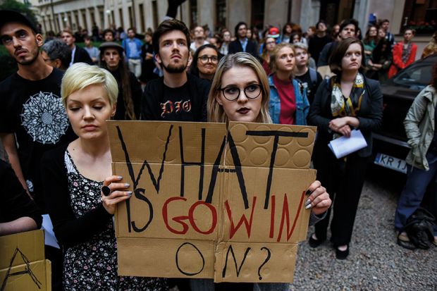 Polish protest