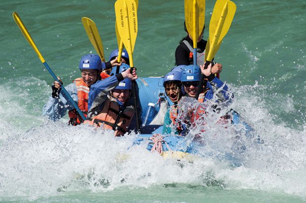 Whitewater rafting