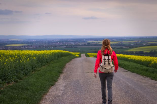 Woman walking