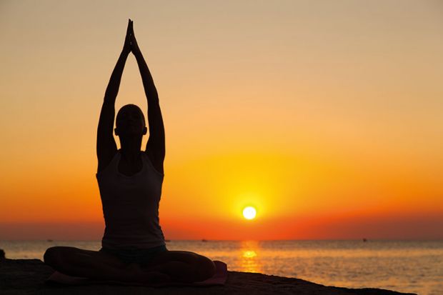 yoga-sunset