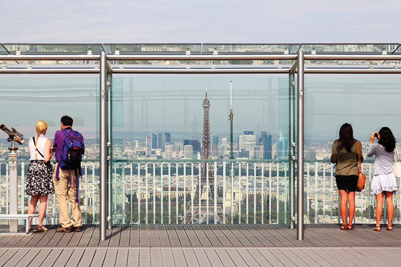 View of Eiffel Tower in Paris