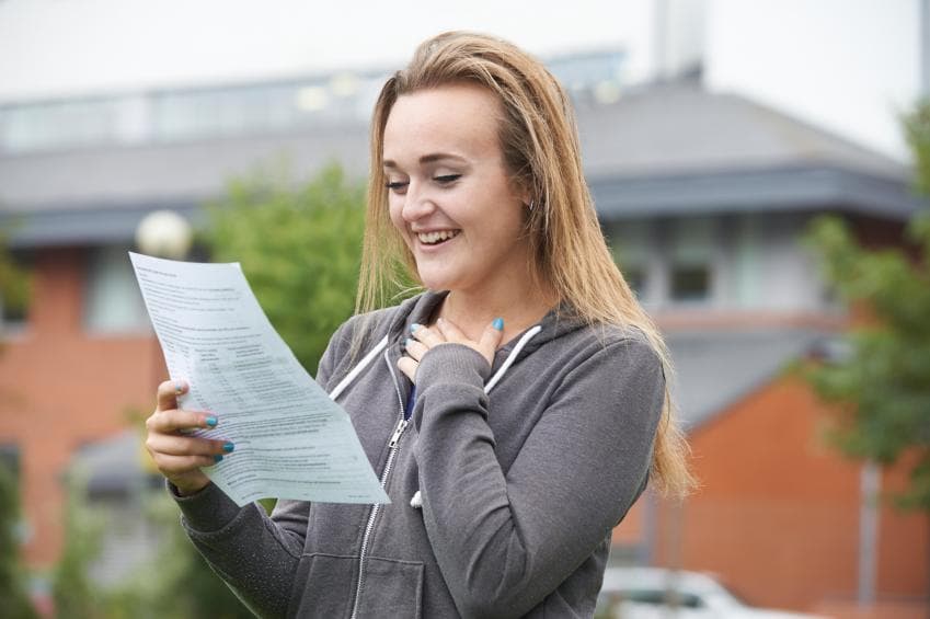 Checking results on A Level results day